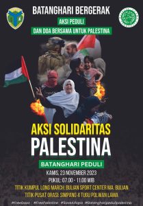 Aksi Bela Palestina di Batanghari. Ini Jadwalnya