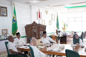 Wabup Ikuti Rakor di Ruang Kerja Bupati