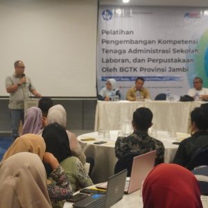 BGTK Jambi Gelar Pelatihan Peningkatan Kompetensi Tenaga Kependidikan
