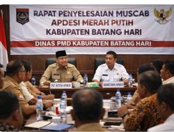 Pasca Muscab Ditunda, Plt Ketua APDESI Batang Hari Pimpin Rapat Penyelesaian di Dinas PMD