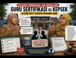 Diduga Persoalan Pembagian Jam Mengajar, Guru Sertifikasi di SDN 187/1 Teratai Minta Perhatian Pemkab Batang Hari