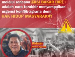 Jika Tak Bertemu Presiden, Aksi Bakar Diri 7 September