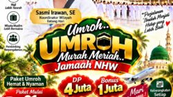 Sasmi Irawan Buka Akses Umrah NHW untuk Masyarakat Batang Hari, Paket Mulai Rp31 Juta